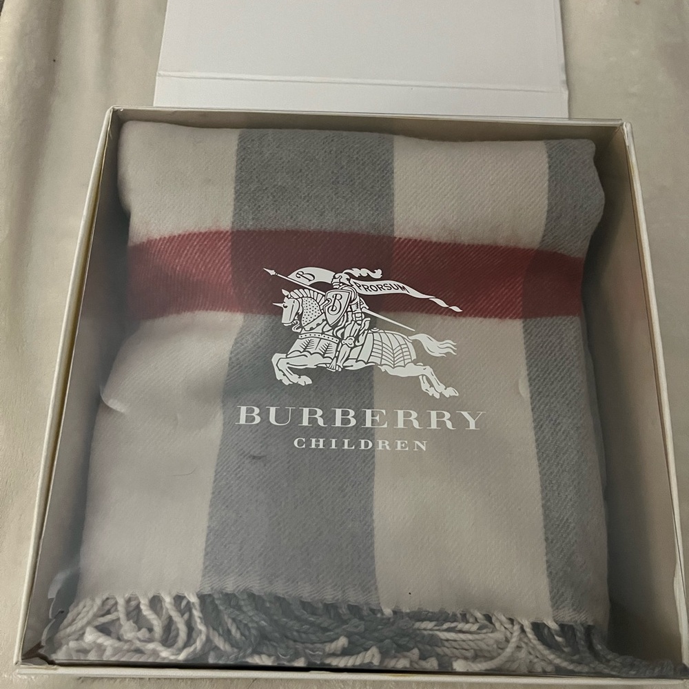 Authentic Burberry Baby Blanket